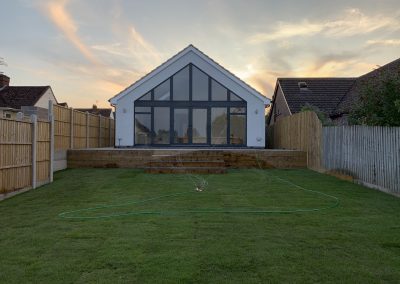 Worcestershire new build bungalow and landscaped garden