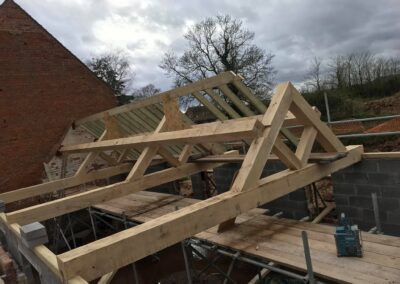 barn conversion timber carpentry in worcestershire