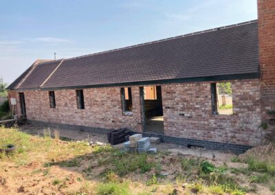 barn conversion exterior without windows