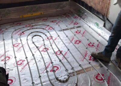 underfloor heating installation